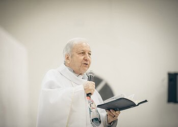 Padre Massimo Lombardi (Foto: Pedro Martins)