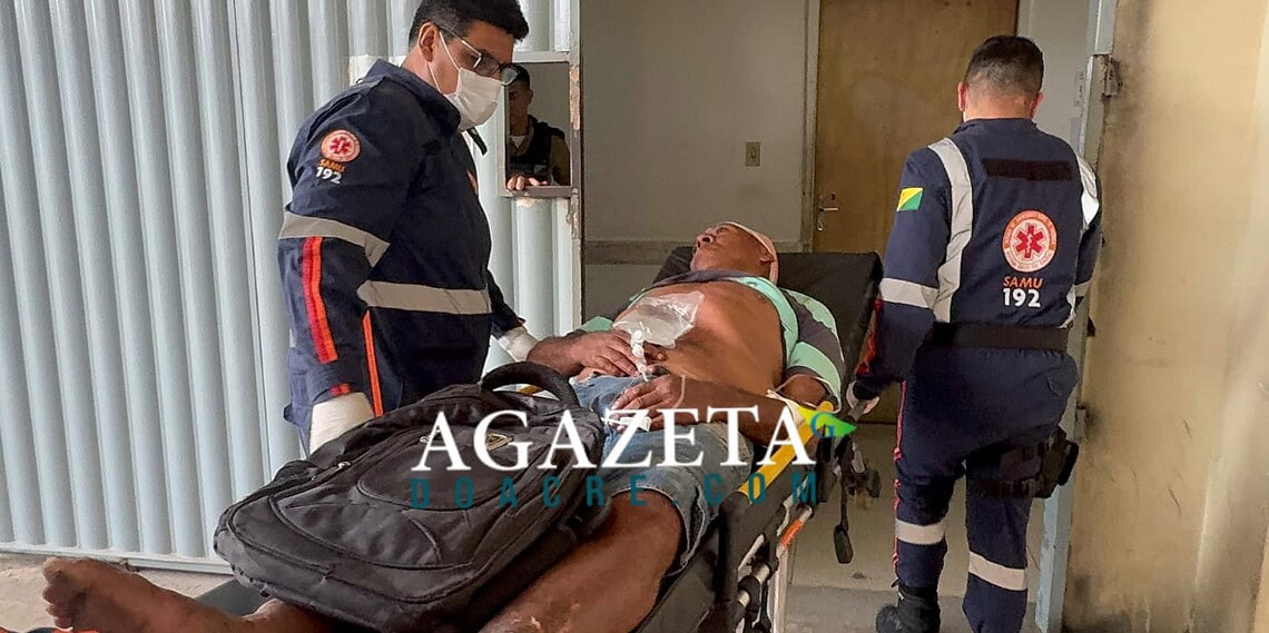 Homem é atacado com perna-manca durante discussão em bar no bairro Jorge Lavocat