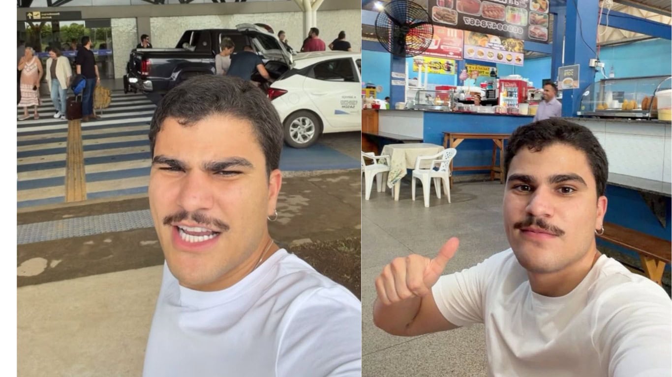 Influenciador Lactea chega ao Acre, prova "baixaria" e comenta sobre calor e fuso horário 1 Influenciador Lactea chega ao Acre, prova "baixaria" e comenta sobre calor e fuso horário