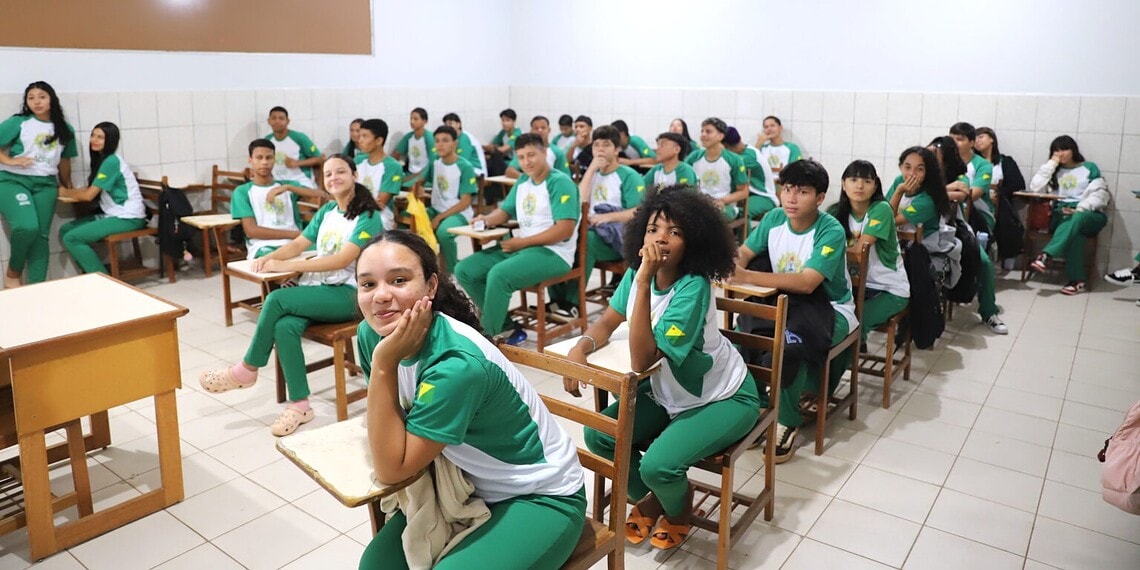 Ensino médio da rede estadual inicia o ano letivo de 2026 no dia 23 de fevereiro, conforme novo calendário da SEE. Foto: Diego Gurgel/Secom
