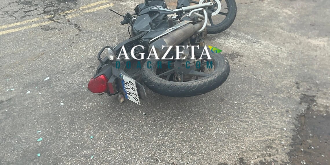 Motociclista fica ferido após colisão com carro no bairro Estação Experimental