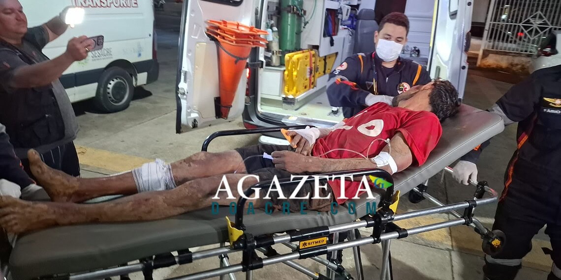 Homem é agredido com golpes de ripa e busca abrigo em igreja em Rio Branco 1 Homem é agredido com golpes de ripa e busca abrigo em igreja em Rio Branco