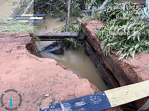 Rio Acre sobe em Brasileia e se aproxima da cota de alerta; Prefeitura prepara decreto de emergência