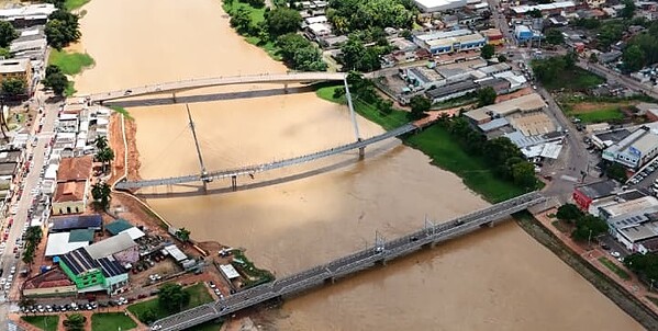 Rio Acre volta a transbordar pela segunda vez em 13 dias e chega a 14,39 metros em Rio Branco