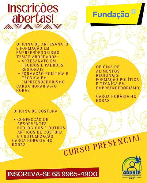 Renda Nas Mãos: projeto oferece oficinas gratuitas para mulheres negras e indígenas a partir de março de 2026