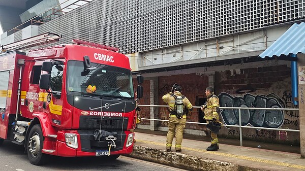 Denúncia de incêndio mobiliza bombeiros em antiga agência do Banco do Brasil em Rio Branco