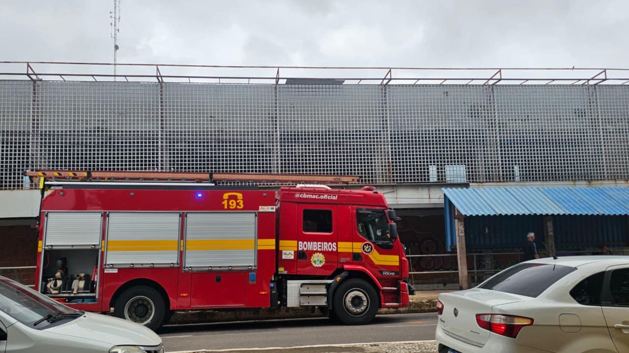 Denúncia de incêndio mobiliza bombeiros em antiga agência do Banco do Brasil em Rio Branco