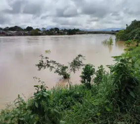Rio Iaco (Foto: Defesa Civil)