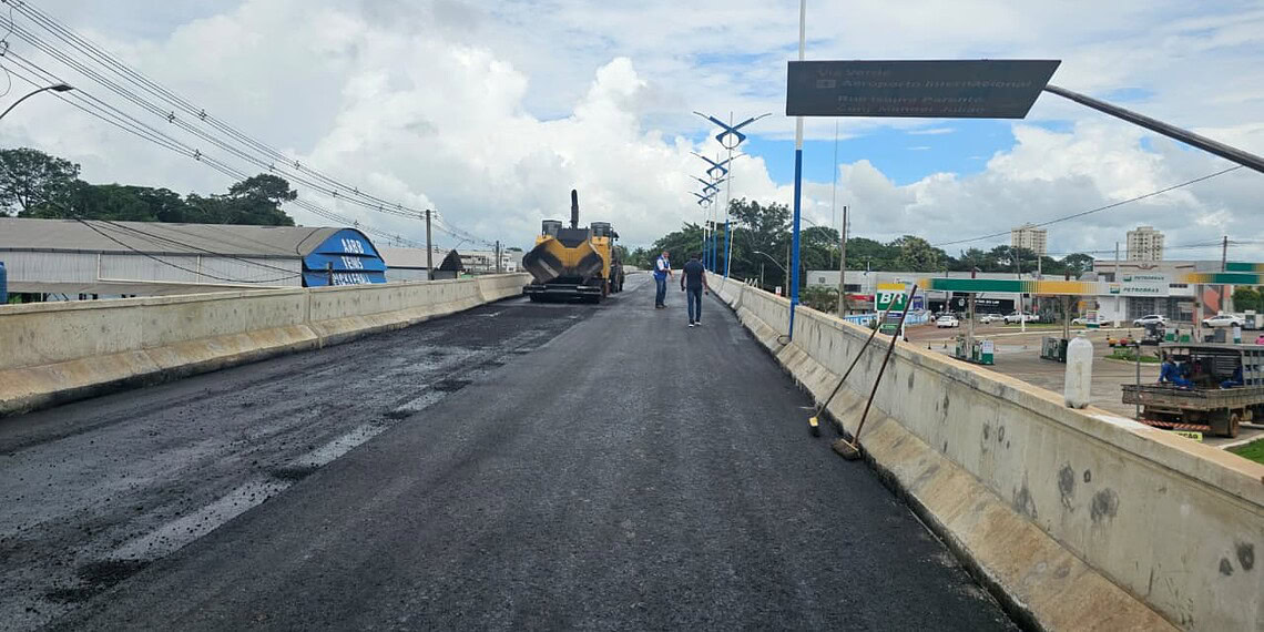 O viaduto ja está em fase final. Foto: Vitor Paiva