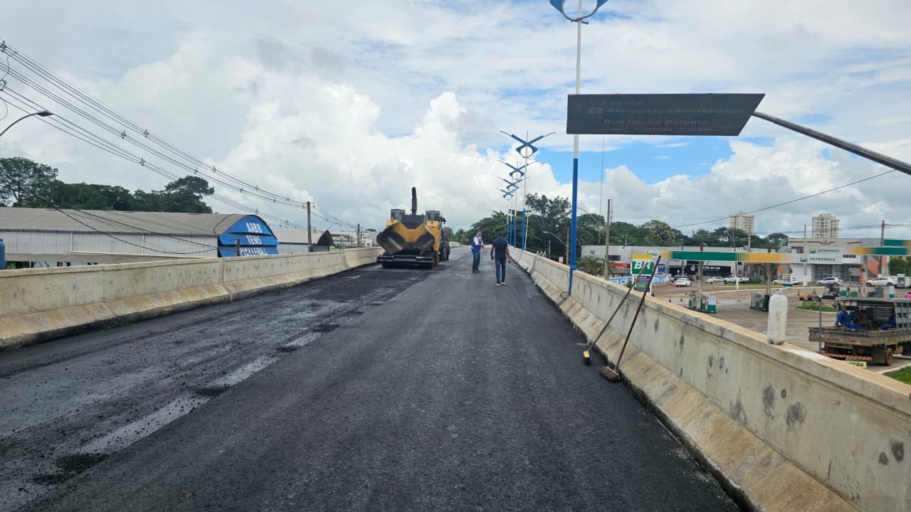 Viaduto da AABB entra na reta final e deve ser inaugurado até o fim de fevereiro, diz Bocalom