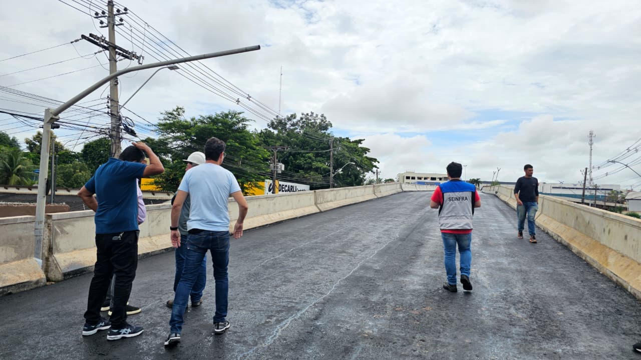 Viaduto da AABB entra na reta final e deve ser inaugurado até o fim de fevereiro, diz Bocalom