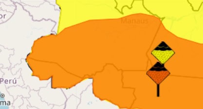 Acre entra em alerta máximo com dois avisos de chuvas intensas e risco de alagamentos 2 Acre entra em alerta máximo com dois avisos de chuvas intensas e risco de alagamentos
