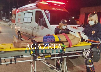 O homem em situação de rua não recebeu auxílio do motorista. Foto: A Gazeta do Acre