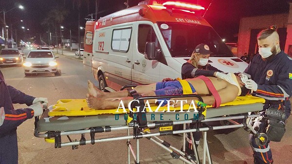 Motorista atropela homem em situação de rua na Avenida Getúlio Vargas e foge sem prestar socorro