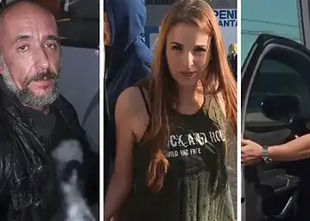 Caso Richtofen, da esquerda para a direita: Cristian Cravinhos, Suzane von Richtofen e Daniel Cravinhos, condenados a 39 anos pelo assassinato dos pais dela em 2002 — Foto: Arte G1/ Carlos Henrique Dias/G1/ Luara Leimig/ TV Vanguarda/ Jomar Bellini/TV TEM