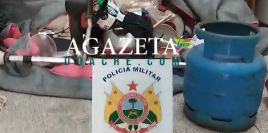 Objetos furtados durante incêndio criminoso são localizados pela PM no Belo Jardim I, em Rio Branco