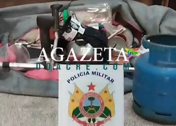 Objetos furtados durante incêndio criminoso são localizados pela PM no Belo Jardim I, em Rio Branco