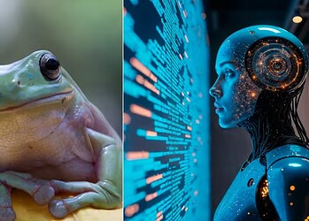 IA se ‘confunde’ e diz que policial virou sapo em relatório nos EUA 2 IA se confundiu com filme passano no fundo — Foto: Reprodução/Freepik