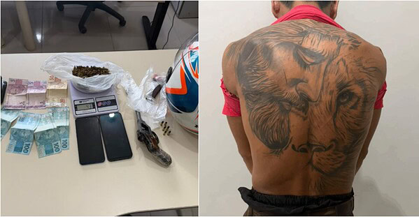 Homem é preso em flagrante por porte ilegal de arma e tráfico de drogas no Acre