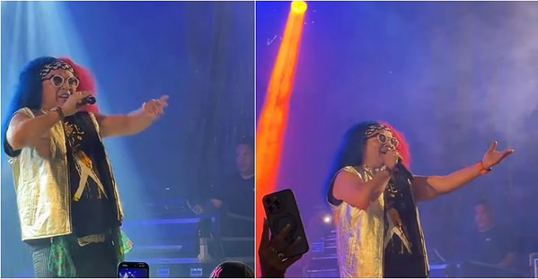 Wanderley Andrade anima público durante a Festa de São Sebastião em Xapuri