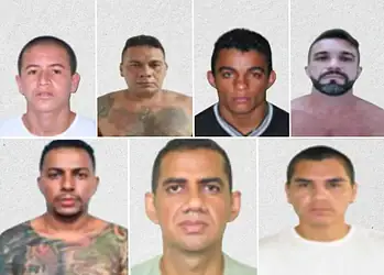Os homenes listados estão entre os mais procurados do estado do Acre. Foto: Reprodução