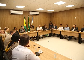 Agenda de trabalho na Ufac reuniu organismos de governo para tratativas sobre parcerias público privadas, iniciadas em novembro com a visita de representantes do Acre a Rússia, na missão organizada pela Câmara Brasil-Rússia. Foto: Dhárcules Pinheiro/Secom
