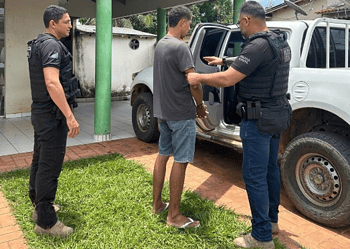 Homem estava foragido e teria enviado mensagens ameaçadoras à vítima durante o período de fuga. Foto: cedida