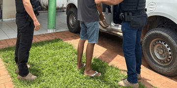 Homem estava foragido e teria enviado mensagens ameaçadoras à vítima durante o período de fuga. Foto: cedida