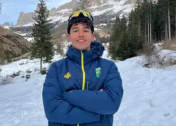 O acreano Manex Silva marca presença histórica nos Jogos Olímpicos de Inverno de Milano‑Cortina