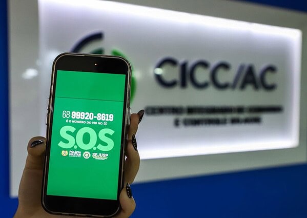 Acre passa a ter canal de emergência por WhatsApp para denúncias e ocorrências; veja número