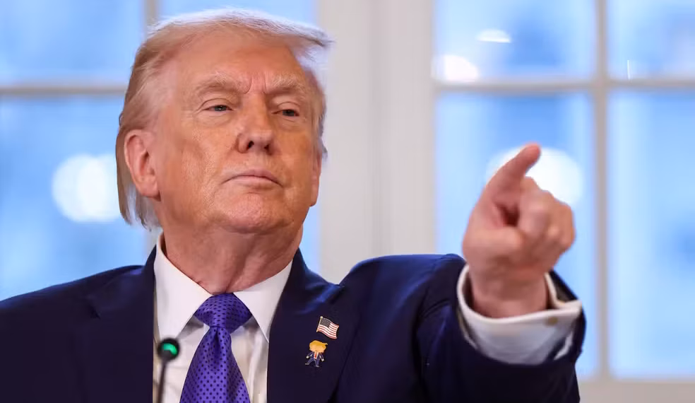 Tarifaço de Trump: entenda as mudanças e como ficam as cobranças para o Brasil 1 Foto: REUTERS/Kevin Lamarque