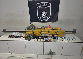 Três homens são presos com mais de 20 quilos de drogas e armas de uso restrito em Rio Branco 3 Foto: Arquivo/PMAC