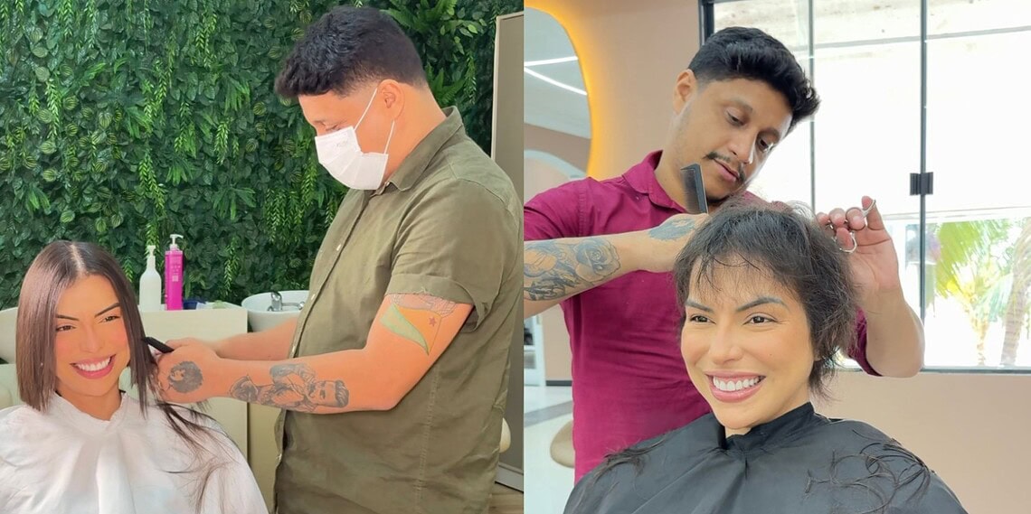 A digital influencer Maxine Silva é cliente e amiga de Thiago (Foto: Arquivo Pessoal)