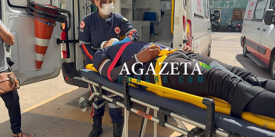 Colisão entre motos na BR-364 em Rio Branco mata idoso e deixa jovem gravemente ferido