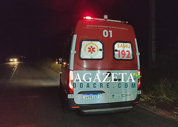 Motociclista fica ferido após colisão com capivara na AC-10, em Rio Branco