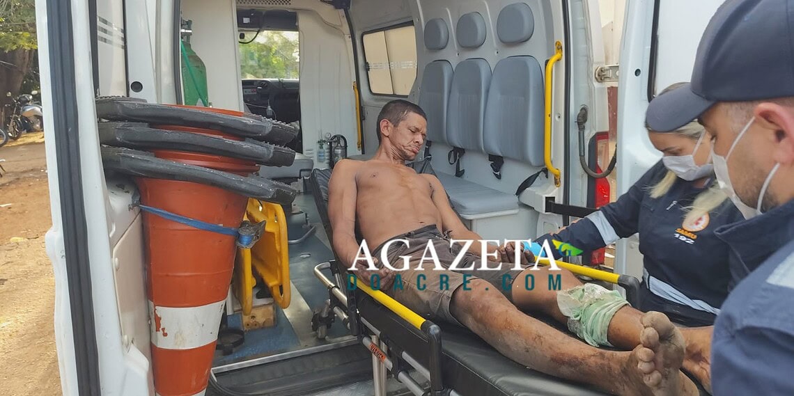 Homem em situação de rua é agredido com ripas após “disciplina” no bairro Papouco