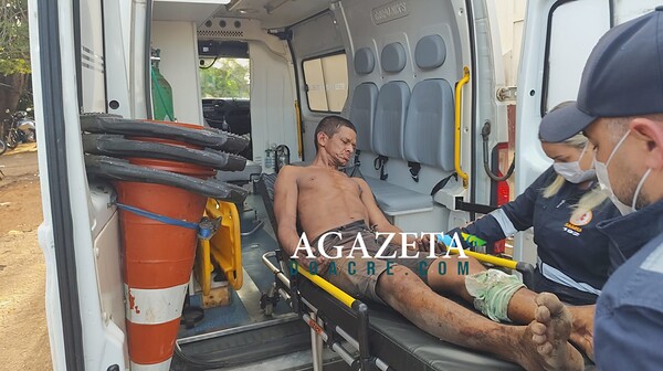 Homem em situação de rua é agredido com ripas após “disciplina” no bairro Papouco