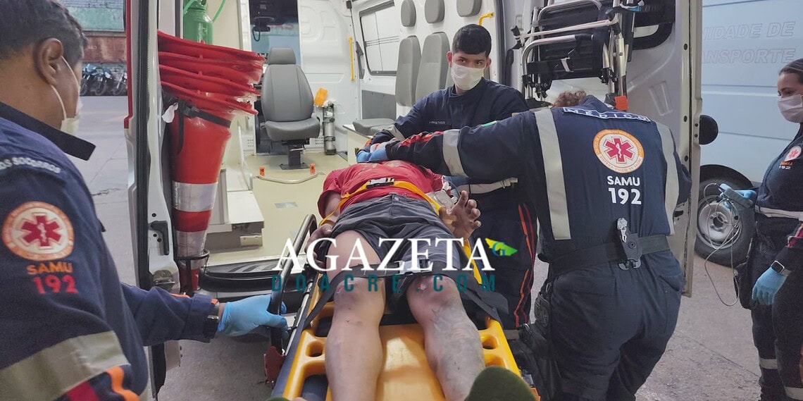 Colisão entre motocicletas deixa dois feridos na AC-10, em Rio Branco