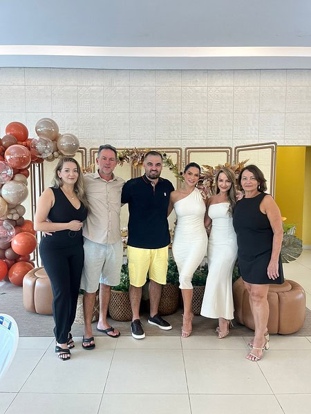 O empresário Tiago Viana reuniu amigos e familiares para comemorar a chegada dos seus 46 anos no Swiss Park