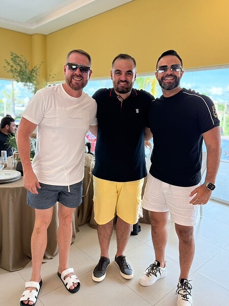 O empresário Tiago Viana reuniu amigos e familiares para comemorar a chegada dos seus 46 anos no Swiss Park