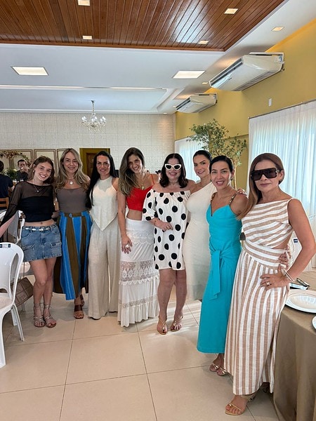 O empresário Tiago Viana reuniu amigos e familiares para comemorar a chegada dos seus 46 anos no Swiss Park