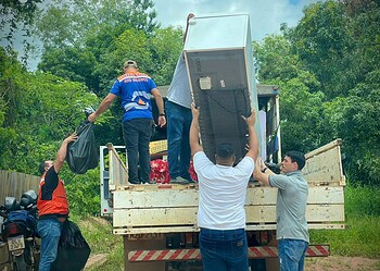 Operação de Volta Pra Casa (Foto: Defesa Civil)