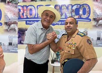 Bocalom anuncia novo superintendente da RBTrans: "buscando mais eficiência" 2 Bocalom e o tenente-coronel Coutinho (Foto: Montagem/Reprodução Instagram)