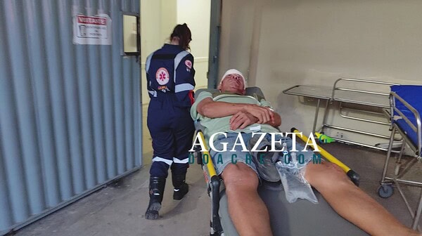 Homem é atacado com terçado na cabeça e precisa de atendimento médico em Rio Branco