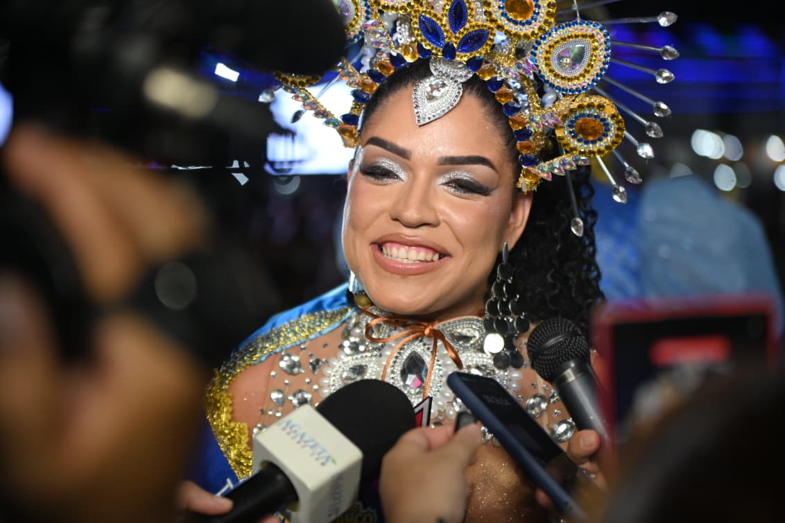 Rainha do Carnaval 2026, Luiza Sousa fala após vitória: “Vou honrar essa turma”