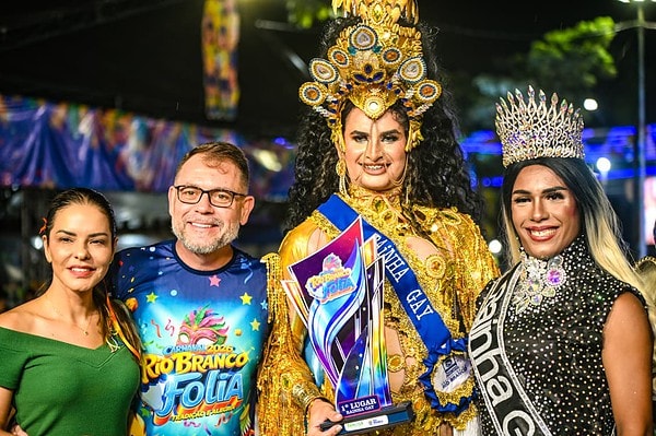 Bianca Lins alcança pontuação máxima e conquista o tricampeonato de Rainha Gay