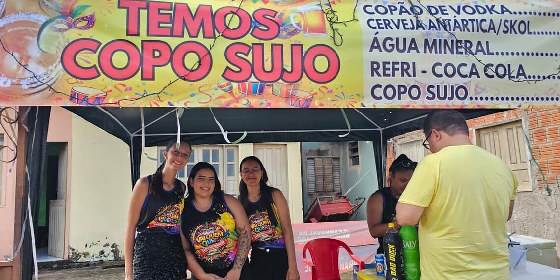 Bloco Vai Quem Quer no Tucumã movimenta comércio local e moradores aproveitam Carnaval para gerar renda extra 1 Bloco Vai Quem Quer no Tucumã movimenta comércio local e moradores aproveitam Carnaval para gerar renda extra