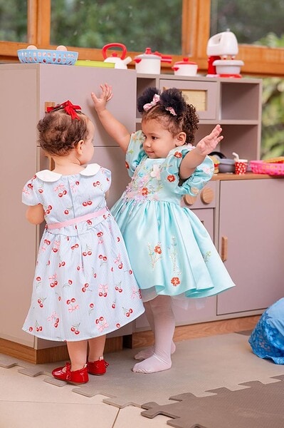 A pequena Maria Clara Rebecca comemorou seus dois aninhos em grande estilo
