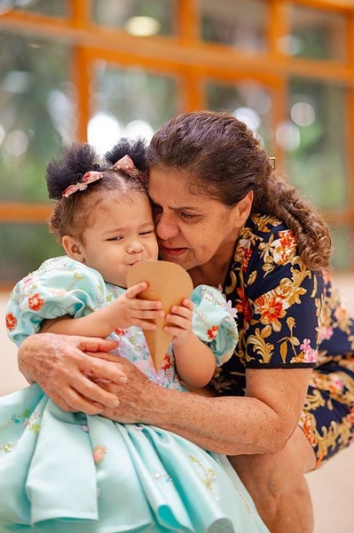 A pequena Maria Clara Rebecca comemorou seus dois aninhos em grande estilo