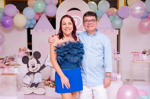 A pequena Maria Clara Rebecca comemorou seus dois aninhos em grande estilo